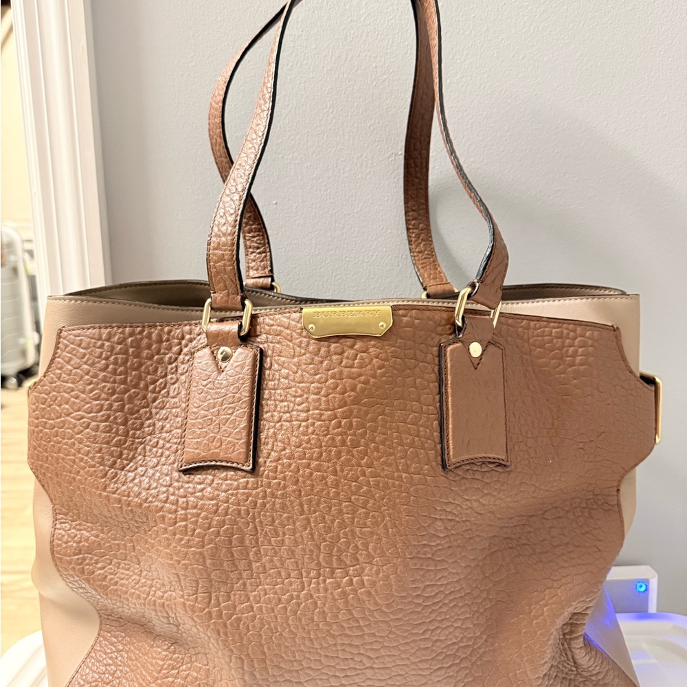 Burberry Large Leather Tote Purse